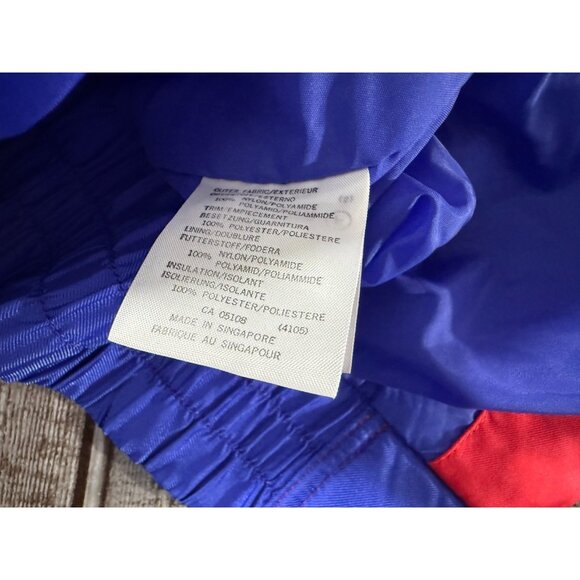 Descente Concealed Hoodie Ski Jacket sz M color Violet Blue / Hot Pink Vtg 90s - Picture 5 of 7